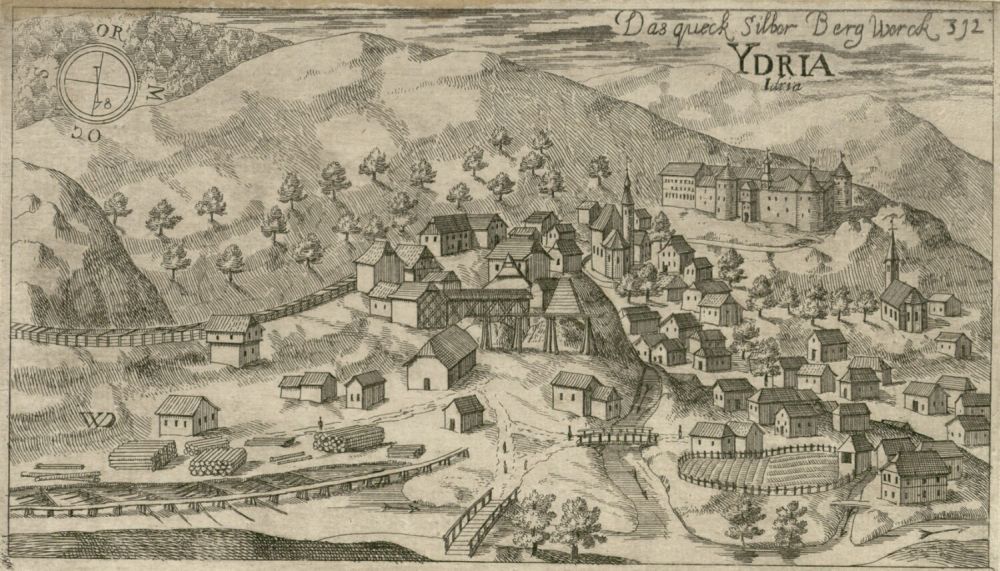 Idrija-Valvasor 1679.jpg