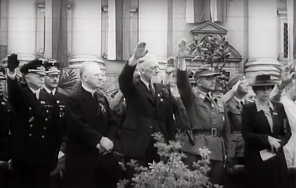 Leon Rupnik saluting Nazi Flag youtube.JPG