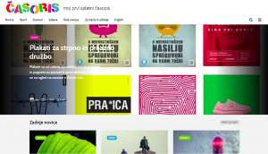 The top of today&#039;s front page on Casoris