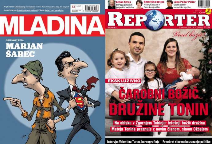 Mladina: Marjan Šarec, Person of the Year. Reporter: A magical Christmas with the Tonin family 