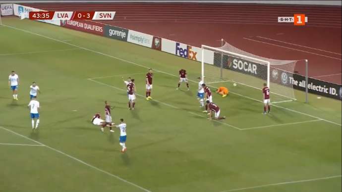 Football: Slovenia Beat Latvia 5:0 in 2020 Euro Qualifier (Video)