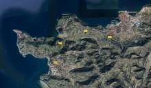 Slovenian coast from the air