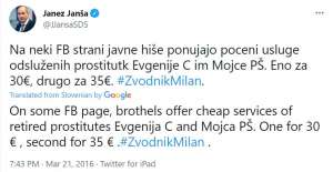 Janša Faces Retrial in “Washed-up Prostitutes” Defamation Case