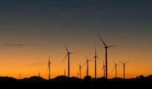 A wind farm, somewhere else