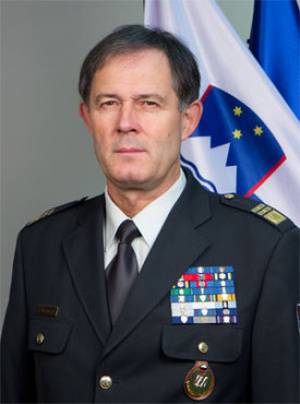 Major General Andrej Osterman on a happier day