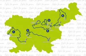 The route of the race