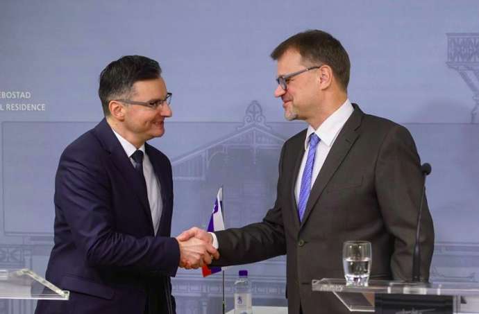 Marjan Šarec and Juha Sipilä, Finland Feb 19, 2019