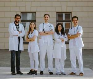 The team:  Andraž Jereb, Tonja Mertelj, Matic Mrak, Eva Ušeničnik and Tadej Voljč.