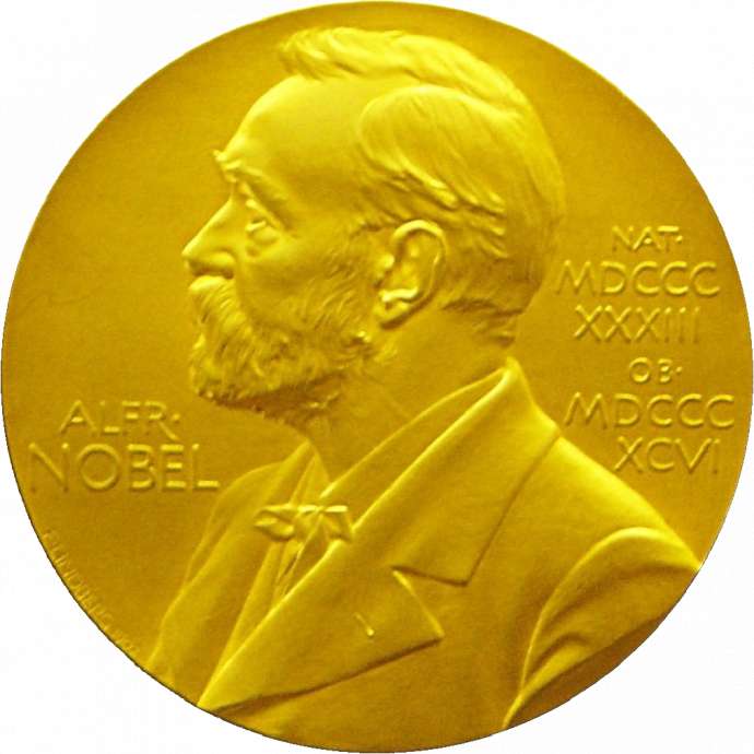 A Nobel Prize medal