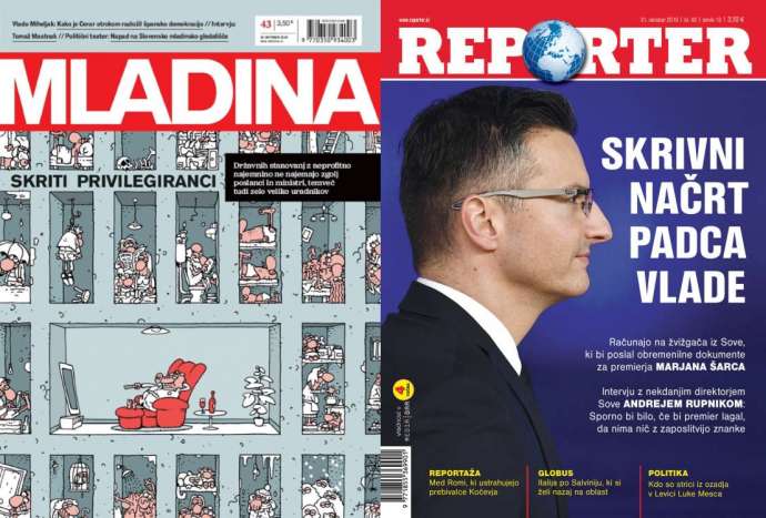 What Mladina &amp; Reporter Are Saying This Week: Student Work vs Rebuild Secret Service