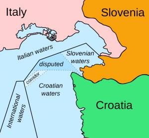 The agreement would grant the disputed area to Slovenia and provide a corridor to international waters.
