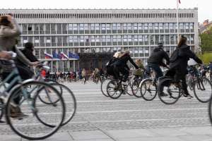 Bicycle Protests in Ljubljana Against Govt