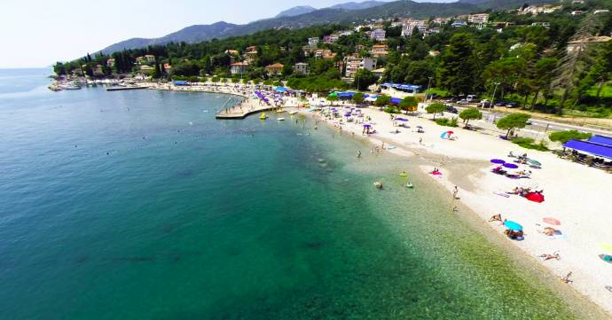 A Croatian beach
