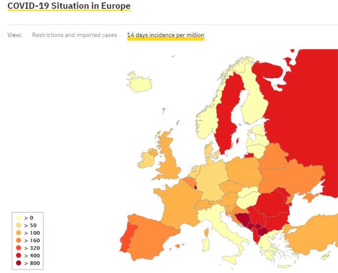 Find more great visualisatons on covid and Slovenia at covid-19.sledilnik.org