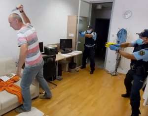 Screenshot from the interesting, and embedded, film the police have released to accompany the news