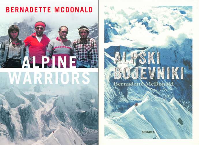 The covers of the book&#039;s English and Slovene editions