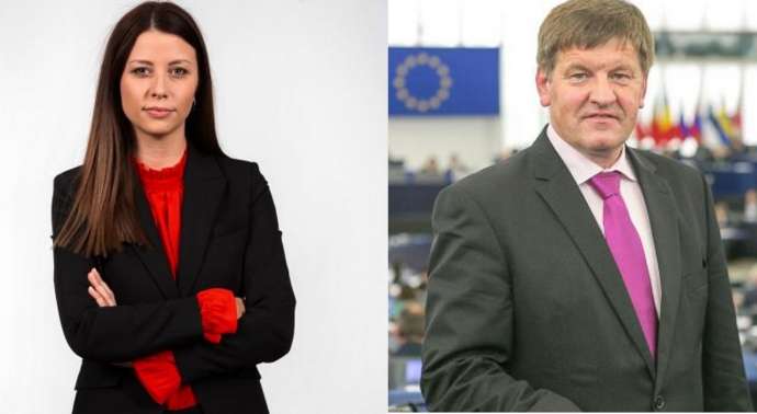 Irena Joveva (LMŠ) &amp; Franc Bogovič (EPP/LS + SDS)