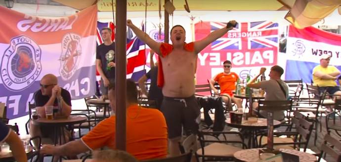 Rangers Fans Go Wild in Maribor (0:0 Result, Highlights &amp; Fan Videos)