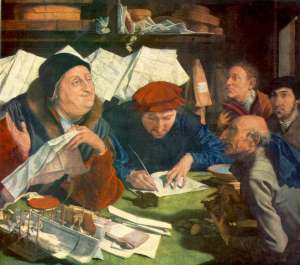 Marinus_van_Reymerswale &quot;The Tax Collector&quot; (1542)