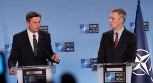 President Borut Pahor and NATO Secretary General Jens Stoltenberg