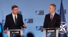 President Borut Pahor and NATO Secretary General Jens Stoltenberg