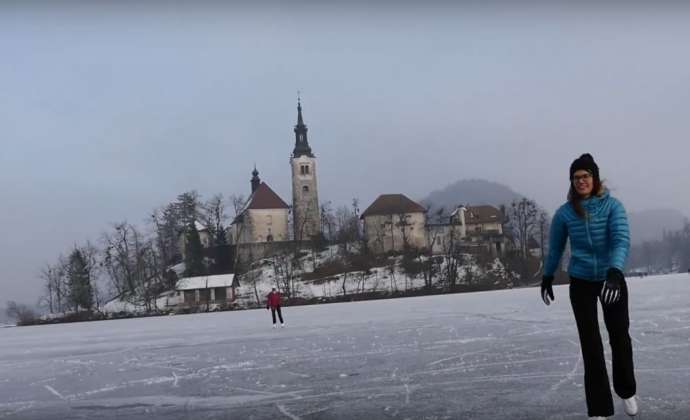 Frozen Lake Bled