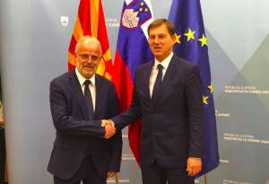 Talat Xhaferi and Dr Miro Cerar, the Slovenian Foreign Minister