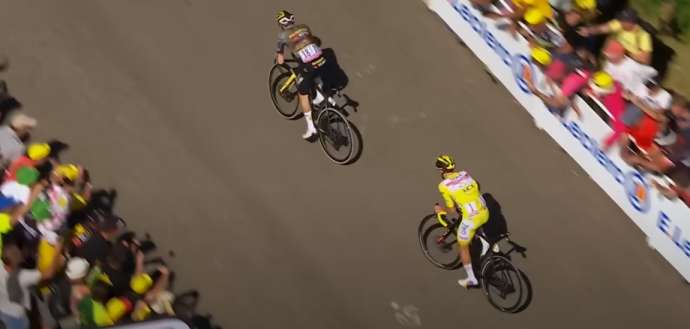 Cycling: Pogačar Wins Stage 7 of Tour de France, Roglič 3rd (Video)