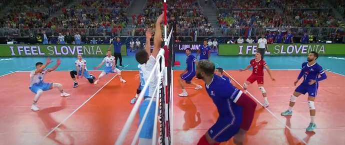World Volleyball Championship: Slovenia Lose to France (Video)