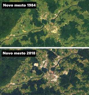 Slovenia by Satellite, 1984–2018