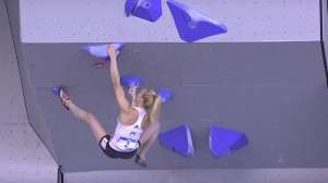 Climbing: Garnbret Ends World Cup Bouldering Season With Perfect Run, New Record (Video)