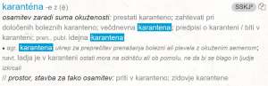 “Karantena” Slovenia’s Word of the Year, 2020