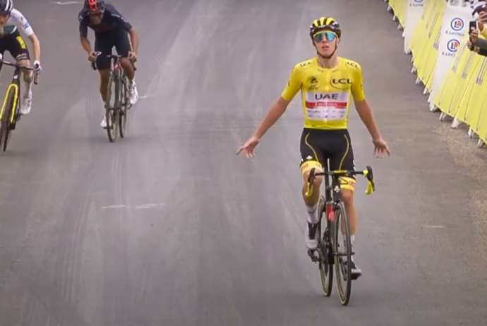 Tour de France: Pogačar Wins Stage 18 &amp; Polka-Dot Jersey of Best Climber (Video)