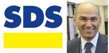 Janez Janša, leader of the SDS