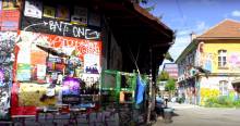 Inside Rog and Metelkova