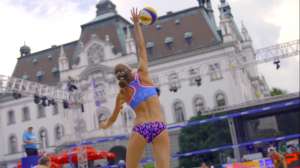 Beach volleyball comes to town, Friday, Saturday and Sunday