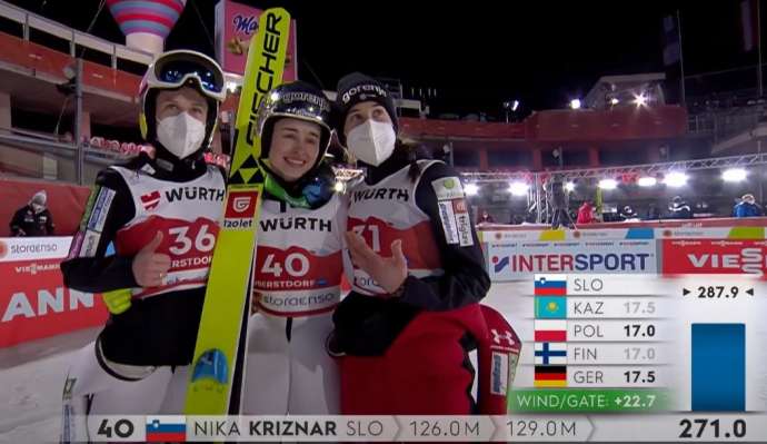 Ski Jumping: Križnar Take Bronze in Women&#039;s Large Hill at Nordic World Championships (Video)