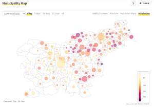 Slovenia &amp; Coronavirus, Wed 25/11: 2,226 New Cases, Surge in Northeast