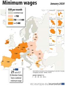 Slovenia Has Smallest Difference Between Minimum & Average Wages in EU
