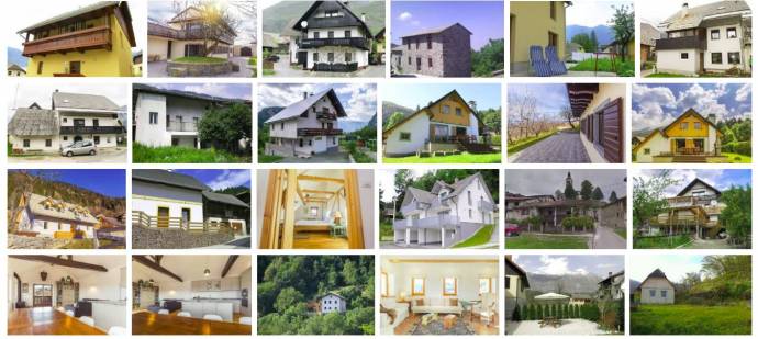 Some of the properties from Think Slovenia