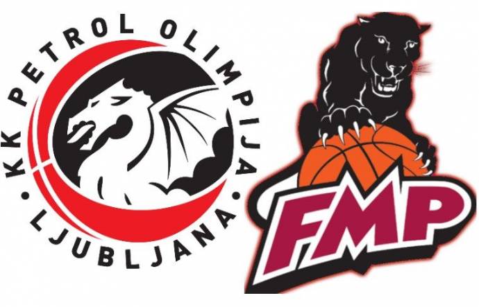 Petrol Olimpija and FMP Panthers club logos