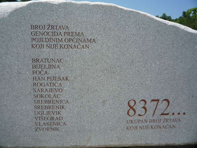 Srebrenica memorial