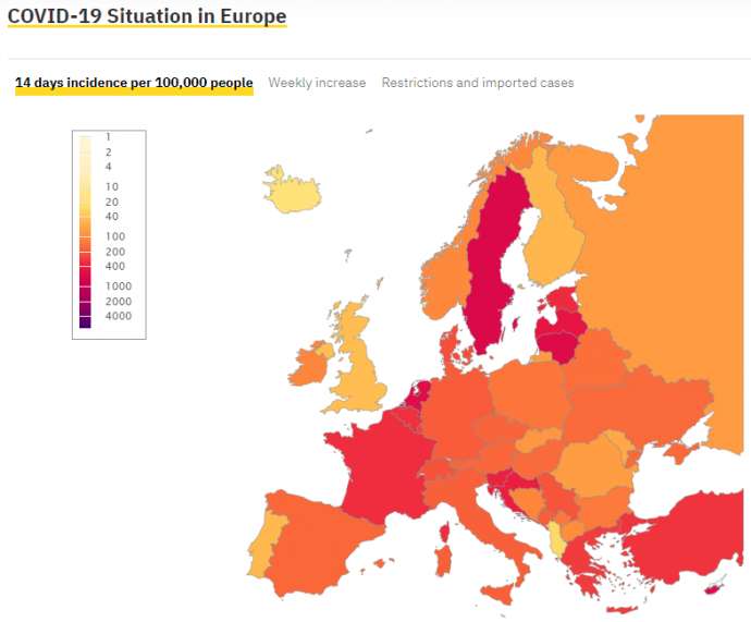 Slovakia, Israel Off Red List, Cap Raised on Public Gatherings, Cultural Events Allowed With Conditions