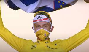 Pogačar having won the Tour de France