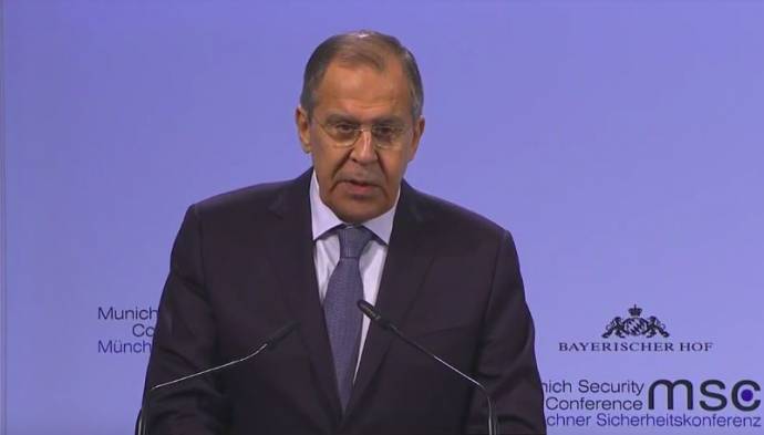 Mr Lavrov speaking in Munich, 17/02/2018