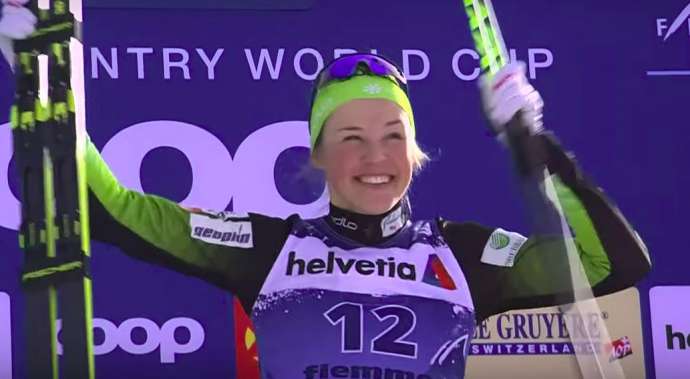Cross-Country Skiing: Lampič Wins Again in Val di Fiemme (Video)