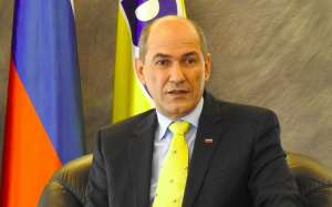 Janez Janša, leader of the SDS, in 2018