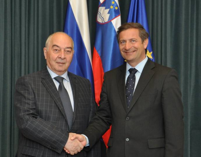 Doku Zavgayev and Karl Erjavec in 2012