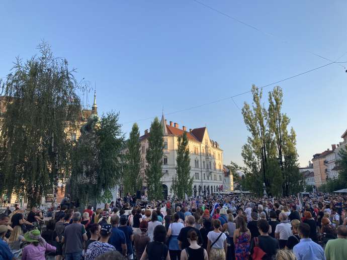 Prešeren Square, Ljubljana