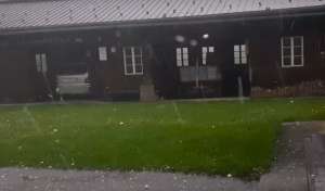 Hail the Size of Oranges Falls in South Slovenia (Videos)